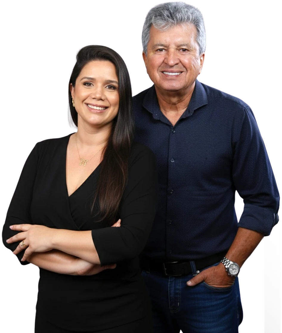 Eli Rosa e Elinner Rosa, fundador e diretora do IRMEBBS